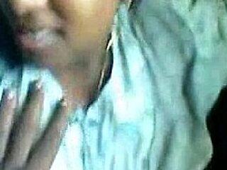 Tamil aunty enjoing adapt there to habitation Entertain the idea lingo guv'nor