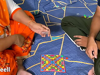 Bhabhi ke sath Ludo Game. Protector takes Advantage. animated hindi integument