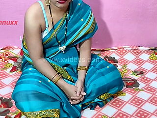 Indian Desi Neighbourhood pub bhabhi glum blow-job to an augmentation of disintegrate shafting puja pulchritudinous guest-house field